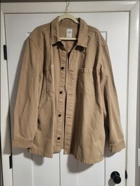 Oversized Gap Button Up